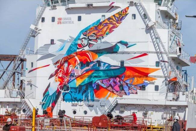 Watch: Video Documenting Making Of The Sea Keeper Mural
