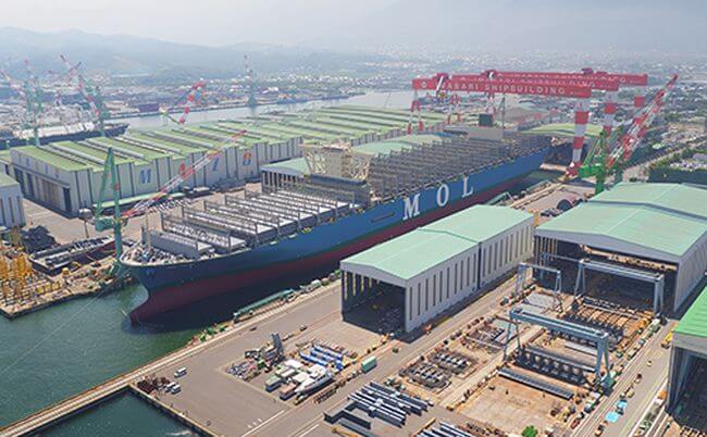 Largest Containership Built In Japan “MOL Truth” Delivered