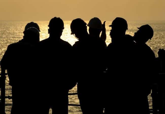 Seafarers silhouette