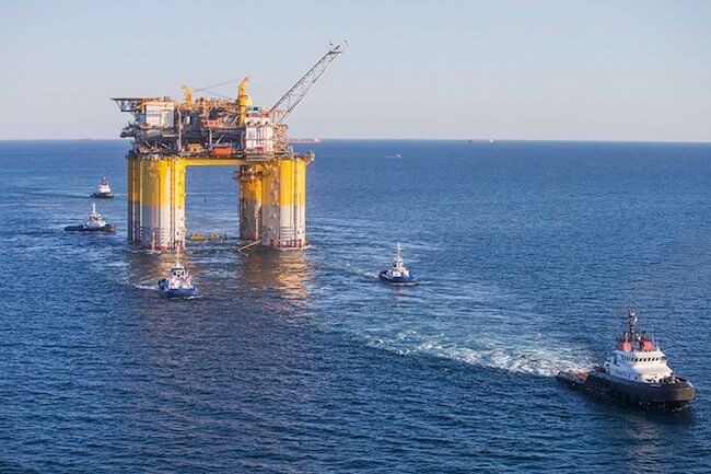 Crowley Supports Stampede Platform Tow-Out And Installation In The U.S. Gulf