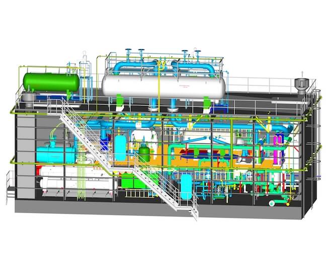 Gaslog Knutsen 3D_Wartsila re-liquefication plant