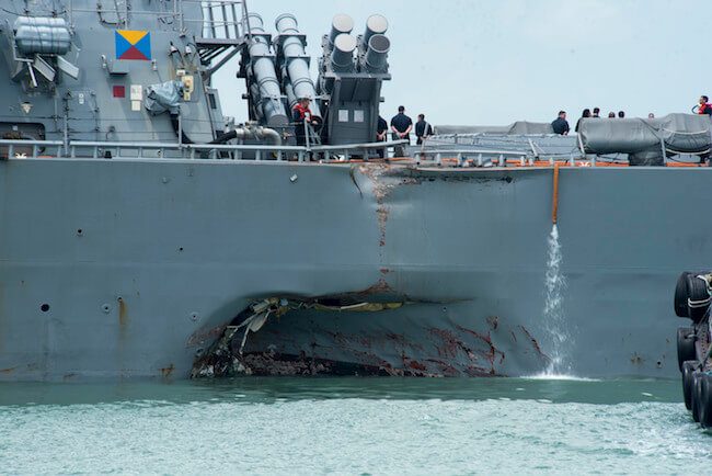 Investigation: USS Fitzgerald, USS John Mccain ‘Avoidable’ Collisions Due To Seamanship Lapses