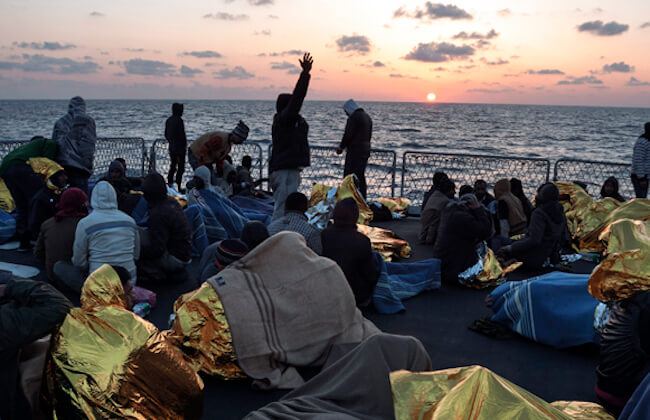 Migrants by sea - credit_UNHCR Alfredo D’Amato