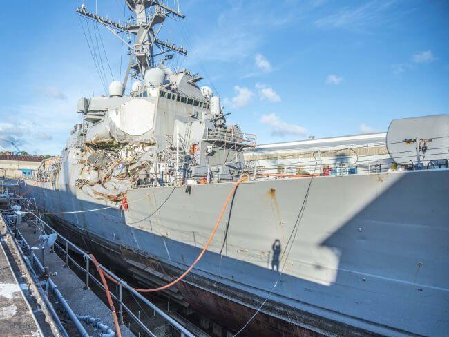 HII Awarded $29.4M Planning Contract For USS Fitzgerald Restoration