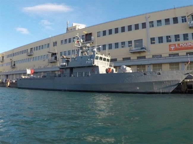 Fincantieri Delivers Upgraded Offshore Patrol Vessel P61 To Armed Forces Of Malta