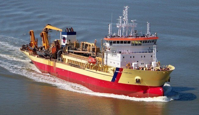 MAN ES Delivers First European Dredger Conversion To Dual-Fuel Operation