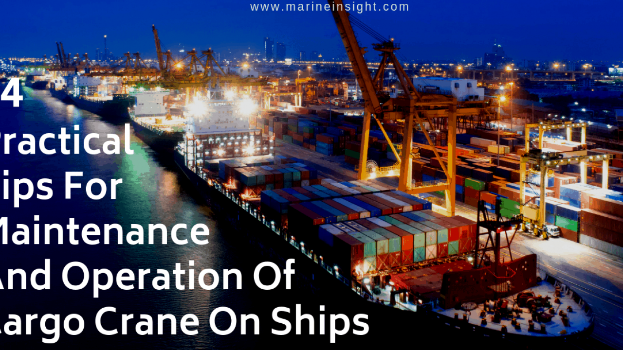 14 Practical Tips For Maintenance And Operation Of Cargo Crane On Images, Photos, Reviews