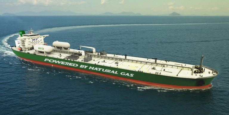 Zvezda Lays Keel For First LNG-Powered MR Chemical Tanker For SCF