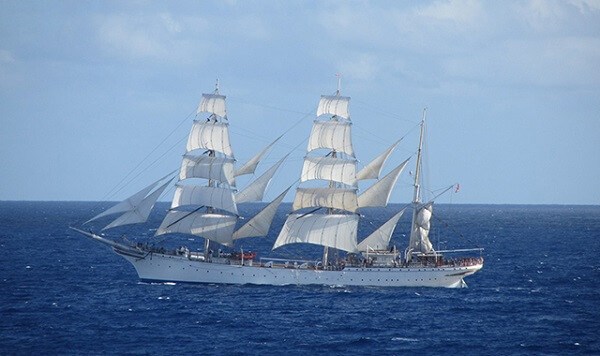 The Tall Ship That Harnesses The Wind To Recharge Its Batteries