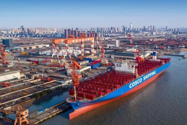 COSCO Shipping Names Its New 20,000 TEU Container Ship ‘Leo’