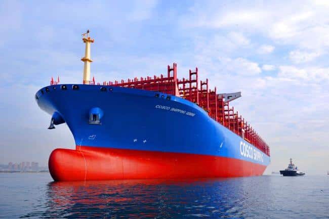COSCO Shipping Receives Successful Delivery Of Its 20,000 TEU Container Ship ‘Gemini’