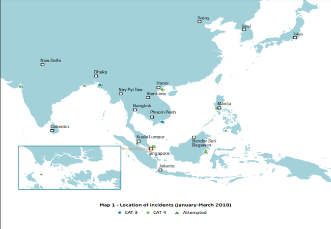 Situation of Piracy and Sea Robbery in Asia