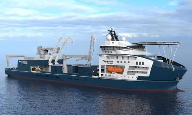 VARD Cable laying vessel Prysmian
