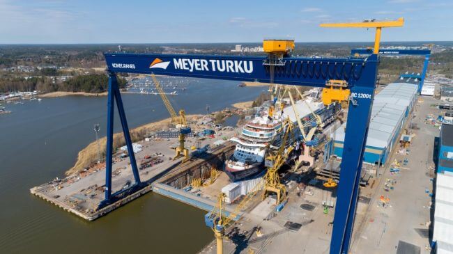 KoneCranes Delivers Largest Gantry Crane In Nordic Countries To Meyer Turku