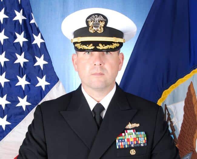 Cmdr. Bryce Benson. US Navy