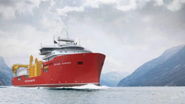 Ulstein Verft To Construct Large Cable Laying Vessel For Nexans