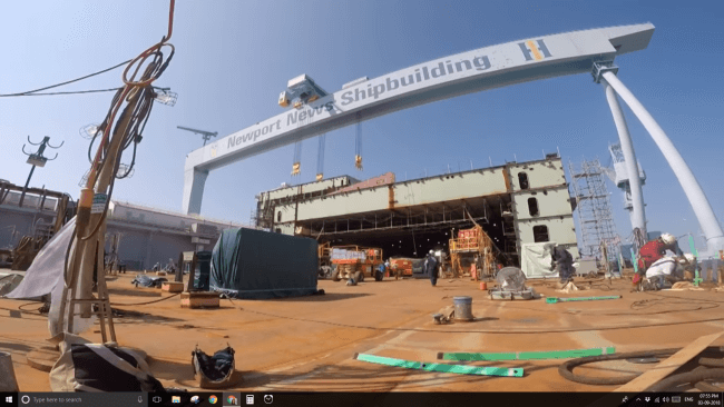 Watch: Construction Of US Navy’s Future Aircraft Carrier John F. Kennedy