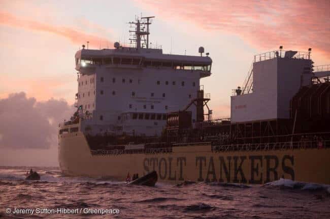 Six Greenpeace Activists Arrested On Board Ship Loaded With Palm Oil 