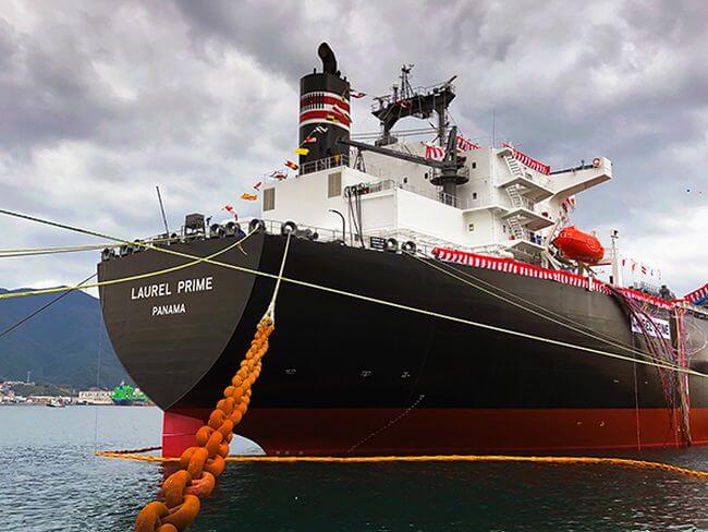 Mitsubishi Shipbuilding Holds Christening Ceremony For LPG Carrier “LAUREL PRIME”