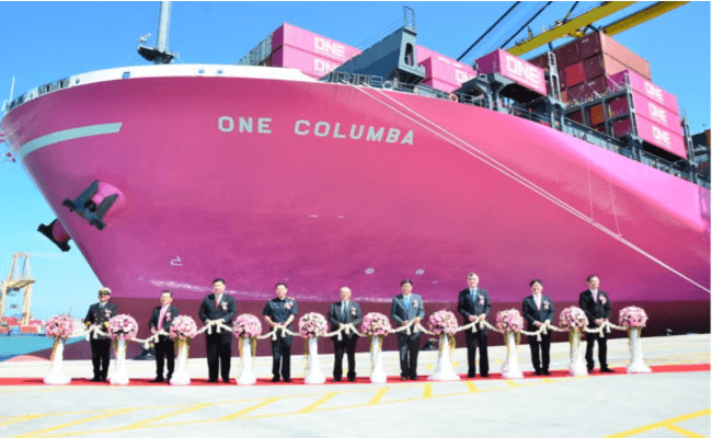Ocean Network Express (ONE) Celebrates the Arrival of the Largest Container Vessel in Laem Chabang, Thailand