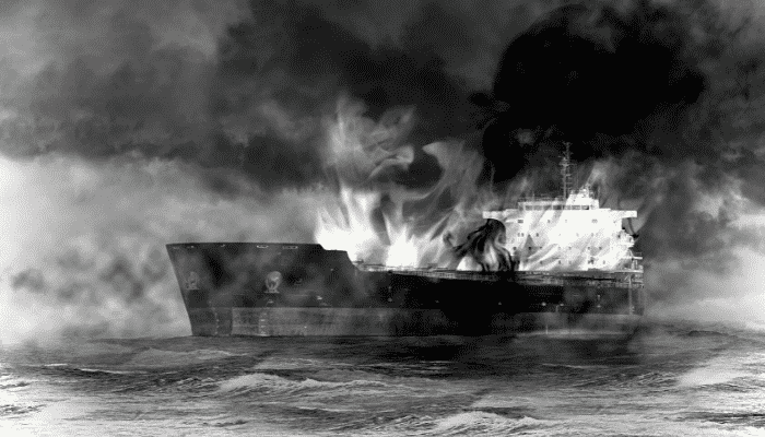grand camp ship explosion