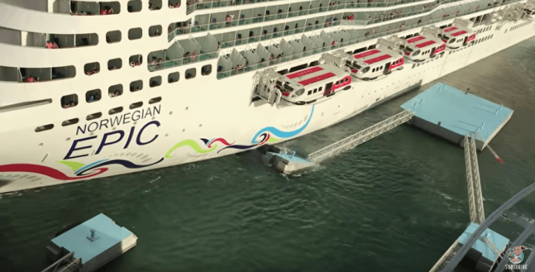 Watch: Norwegian Epic Cruise Ship Crashes Into Dock In Puerto Rico