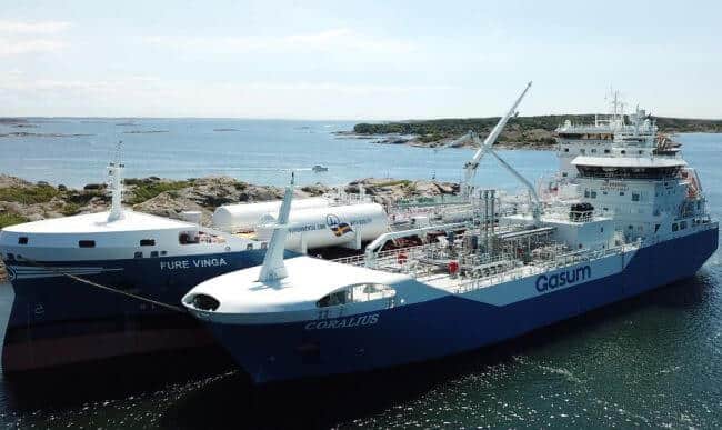 Coralius Reaches 100 Bunkerings Milestone As LNG Demand On The Rise