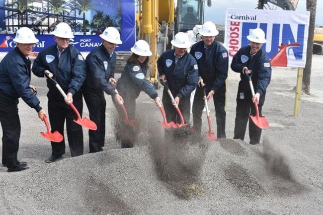 Port Canaveral Cruise Terminal 3 Is ‘Go for Launch’; Port Authority and Carnival Cruise Line Executives Break Ground On $163M Complex
