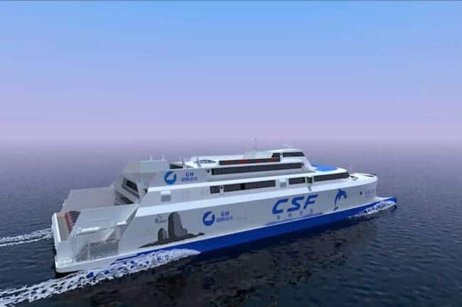 Incat Crowther Designs 1000-Passenger Ro-Pax Ferry For Taiwan Route
