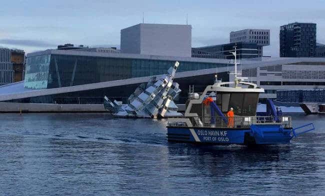 Port of Oslo’s first zero emission working boat