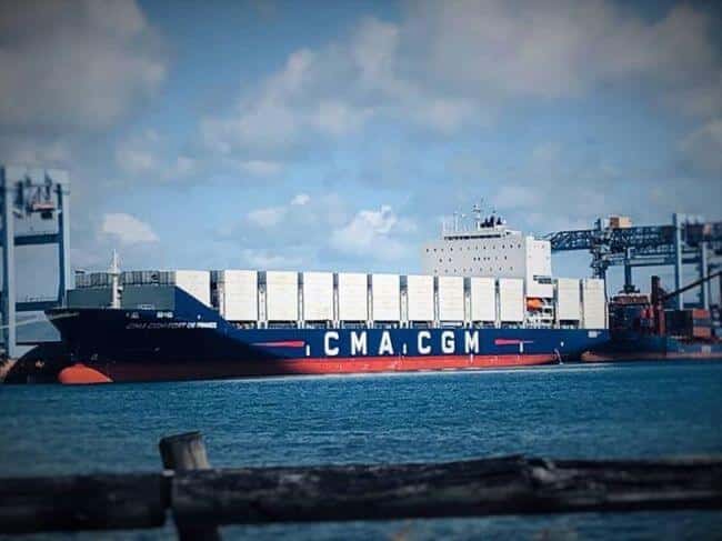 Photos: CMA CGM Christens First Vessel Dedicated To The French West Indies