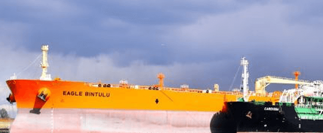 Newest Aframaxes make maiden LNG bunkering