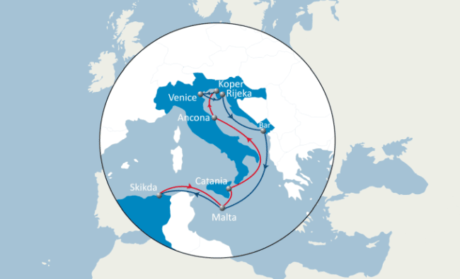 CMA CGM launches ADRINAF, the first direct service between the Adriatic Sea and Algeria