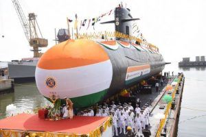 Photos: Indian Navy Launches Fourth Scorpene Class Submarine ‘VELA’