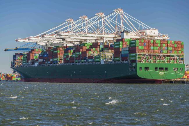 Photos: Port Of Baltimore Welcomes Largest Container Ship Ever To Visit Maryland