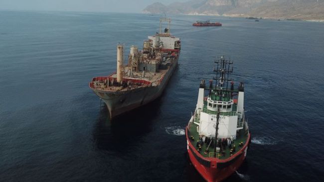 Photos: Resolve Refloats Wreck Of Cement Carrier Off Pristine Oman Beaches