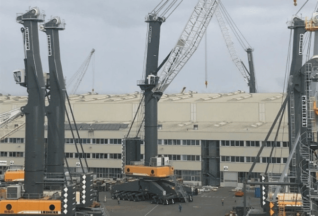 World’s Largest Mobile Harbour Crane Heading For Port Esbjerg