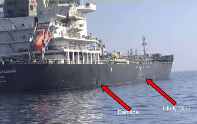Watch: U.S. Releases Video of Alleged Involvement Of Iran In Oman Tanker Attacks