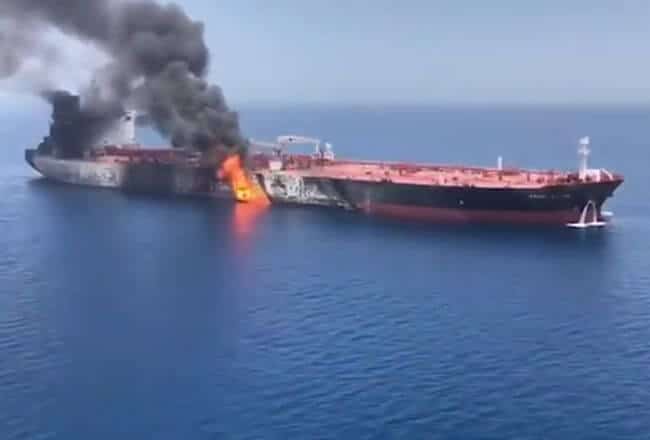 Tanker Attack Gulf of oman_Iran
