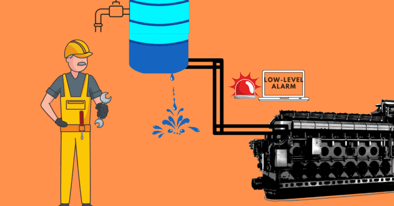 Troubleshooting: Excessive Loss of Water from Main Engine Fresh Water Expansion Tank