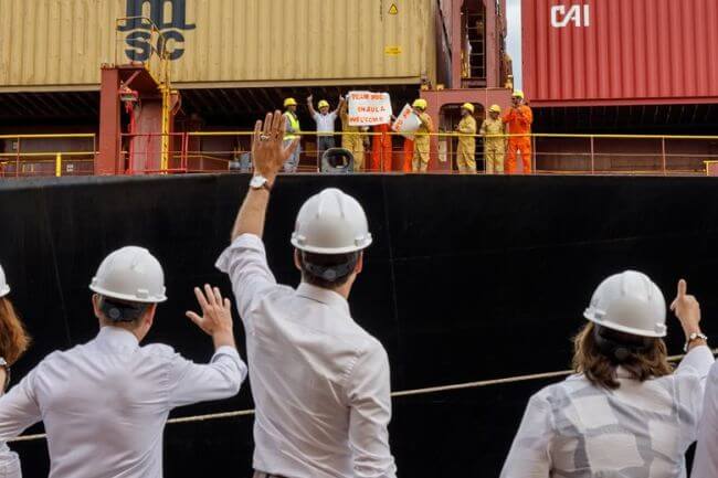 MSC Welcomes Canada’s Prime Minister Justin Trudeau At Port Of Montreal