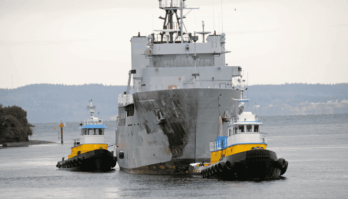 Bottom Contact And Damaged Ship
