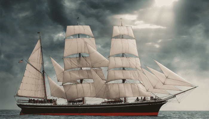 Windjammer Sailing Ship