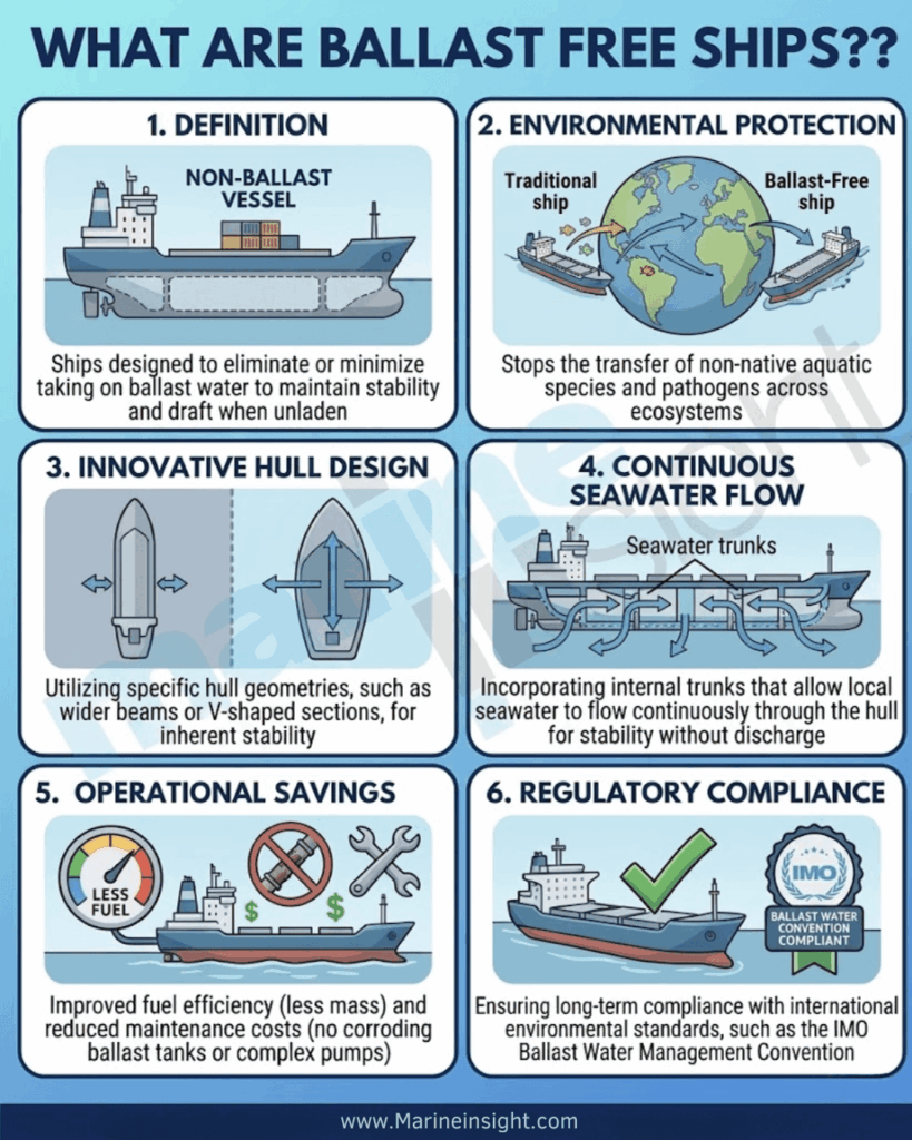 ballast free ships