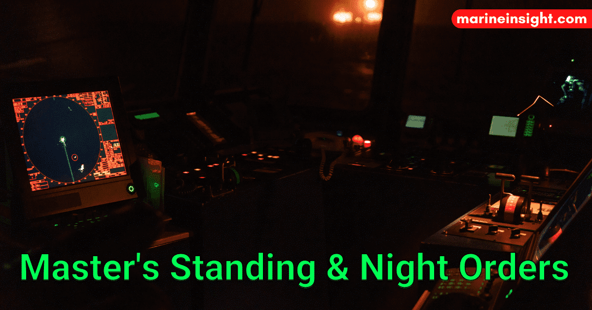 What are Master's Standing and Night Orders?