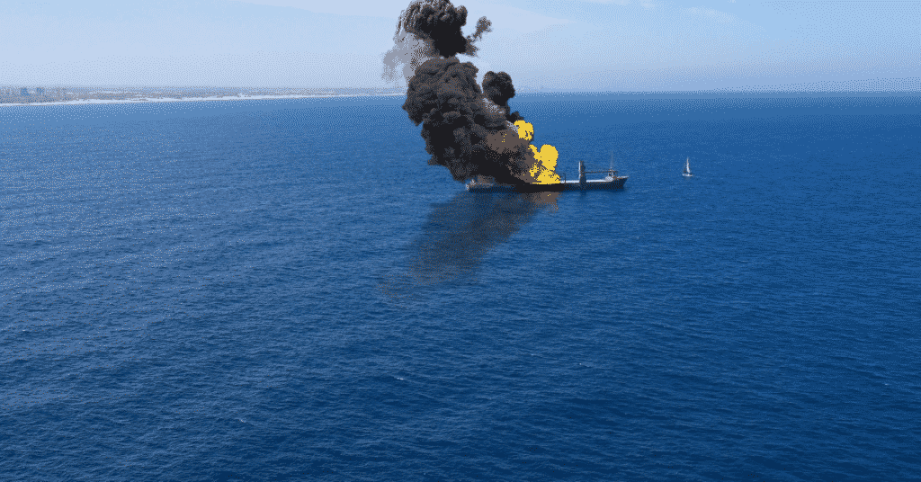 Real Life Accident Haphazard Storage Creates Fire Hazard On Ship