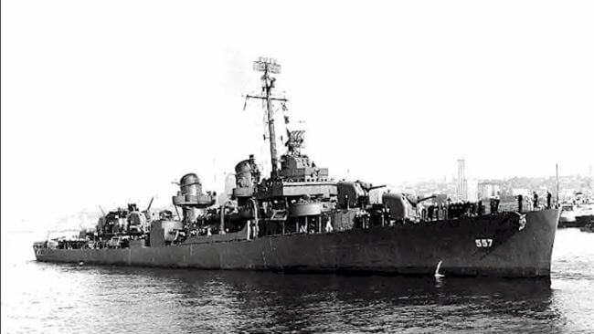 USS Fletcher Class WWII ship