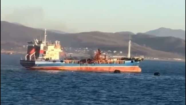 Russian Aframax Tanker Explosion