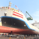 Launch Of World's First Liquefied Hydrogen Carrier SUISO FRONTIER