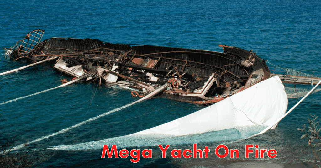 Raw Video Celebrity Singer’s Mega Yacht On Fire